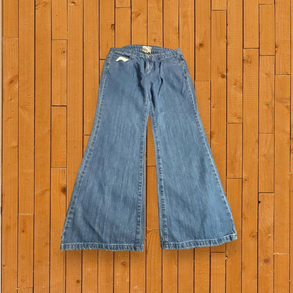 Tex by Max Azria 100% Cotton Aztec Back Pocket Stitching Bootcut Size 31